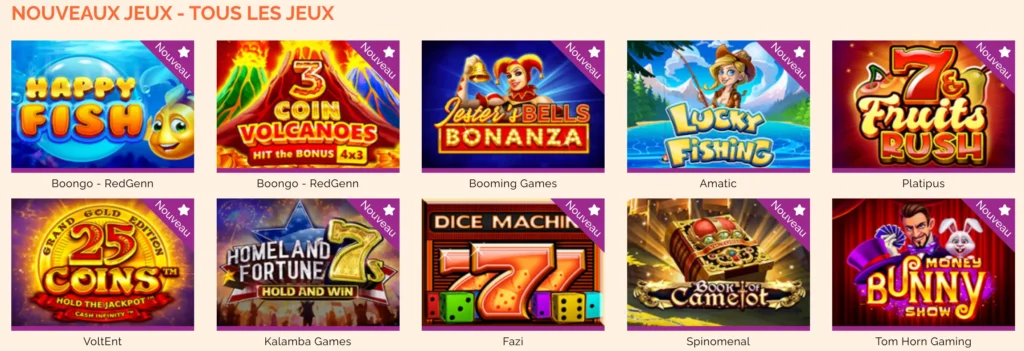 Bonus et promotions pour les nouveaux joueurs d’Arlequin Casino