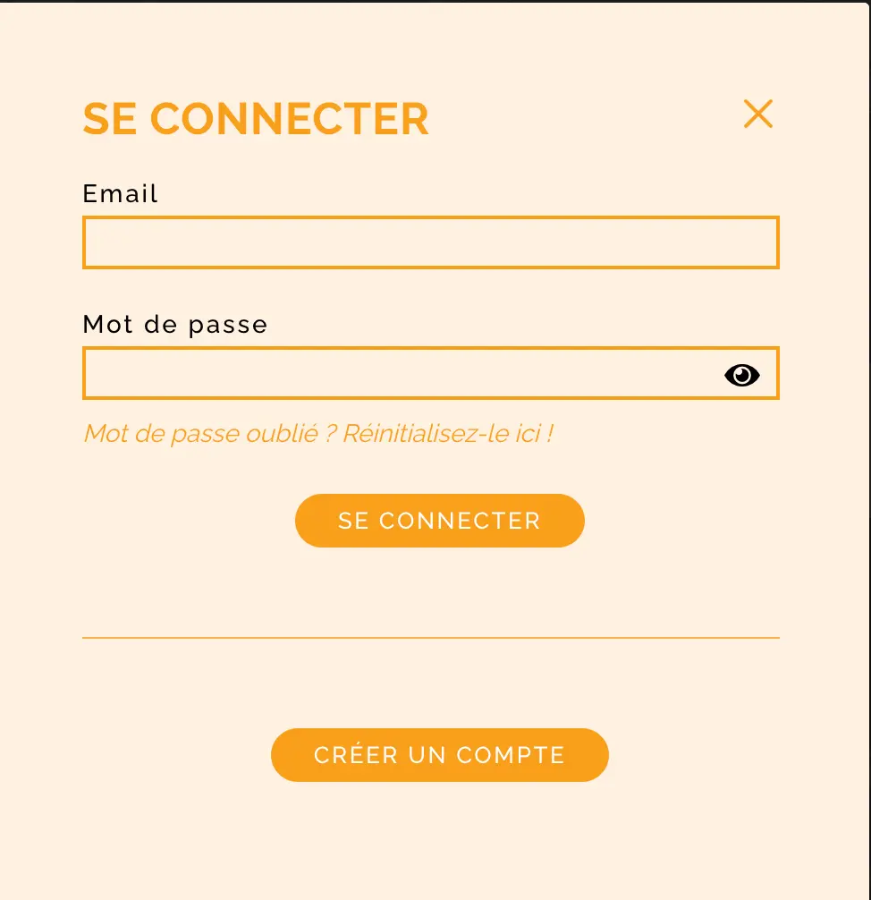 Espace de connexion des membres du casino Arlequin